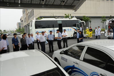 上海市领导视察中科院上海高等研究院和梦想国际